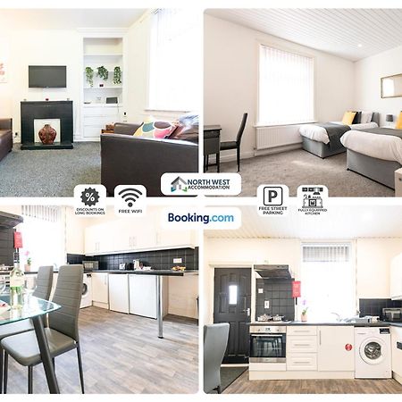 Manchester Work Stays 2Br Home With Parking & Wifi Bagian luar foto