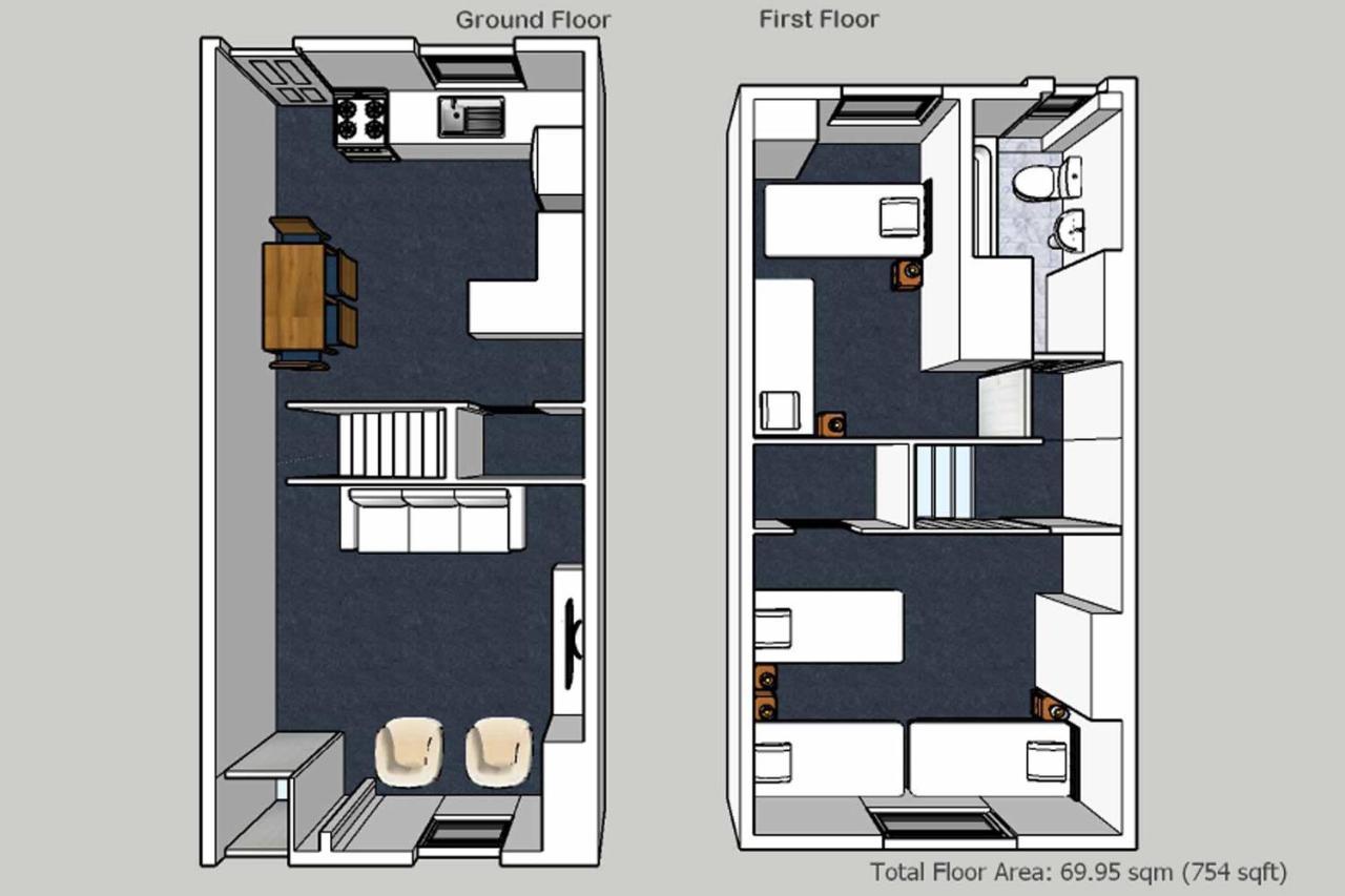Manchester Work Stays 2Br Home With Parking & Wifi Bagian luar foto