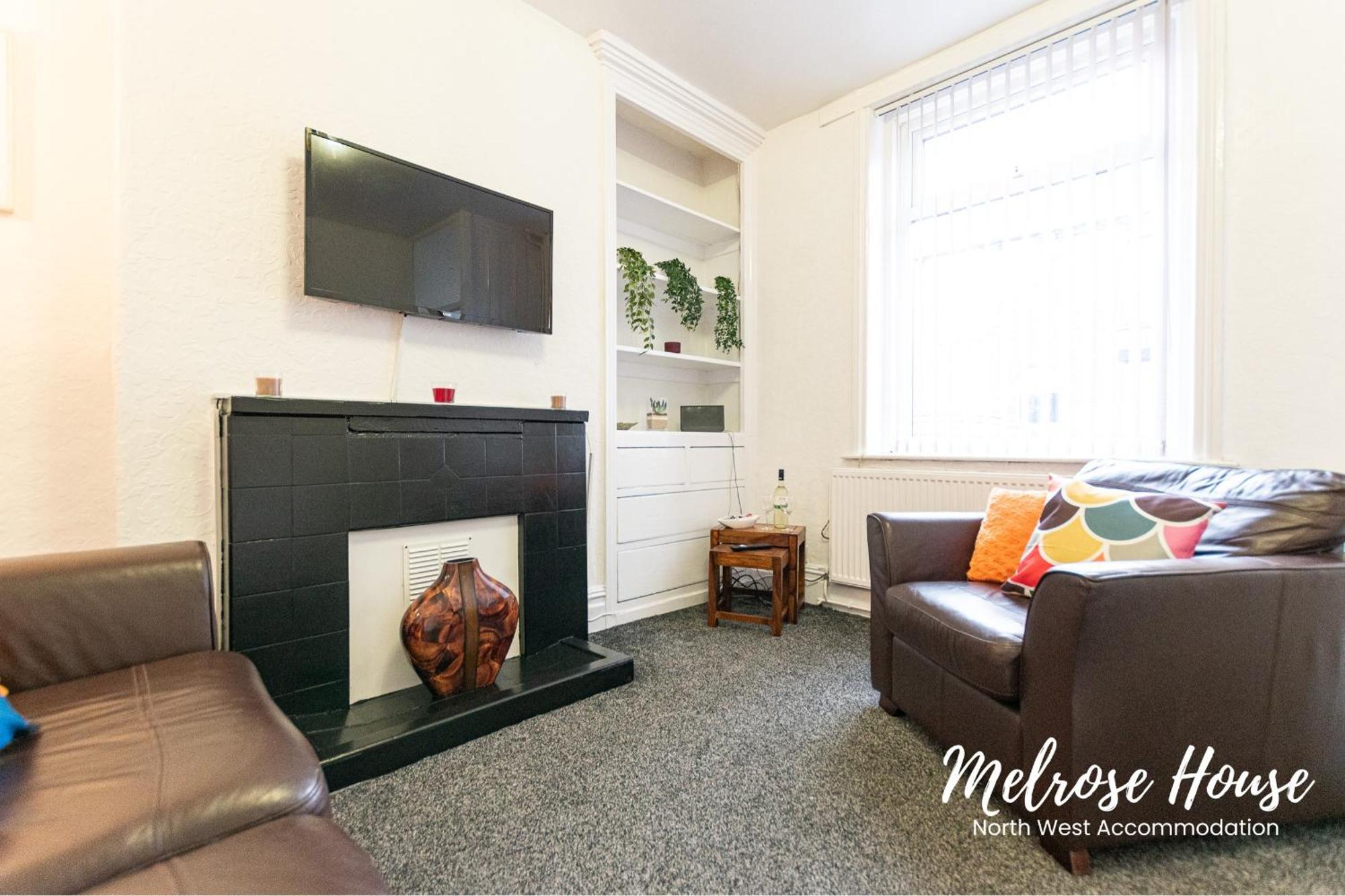 Manchester Work Stays 2Br Home With Parking & Wifi Bagian luar foto